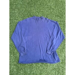 Vintage 1990s Nike USA Mock Neck Long Sleeve Tee